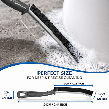 Gap Cleaning Brush Pack of 3 | Hard Bristle Crevice Brush | Tile Gap, Kitchen, Bathroom & Corner Cleaning Tool