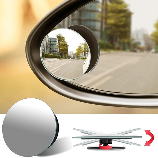 360° Blind Spot Mirror – Avoid Accidents & Drive Safer (Pair Pack)