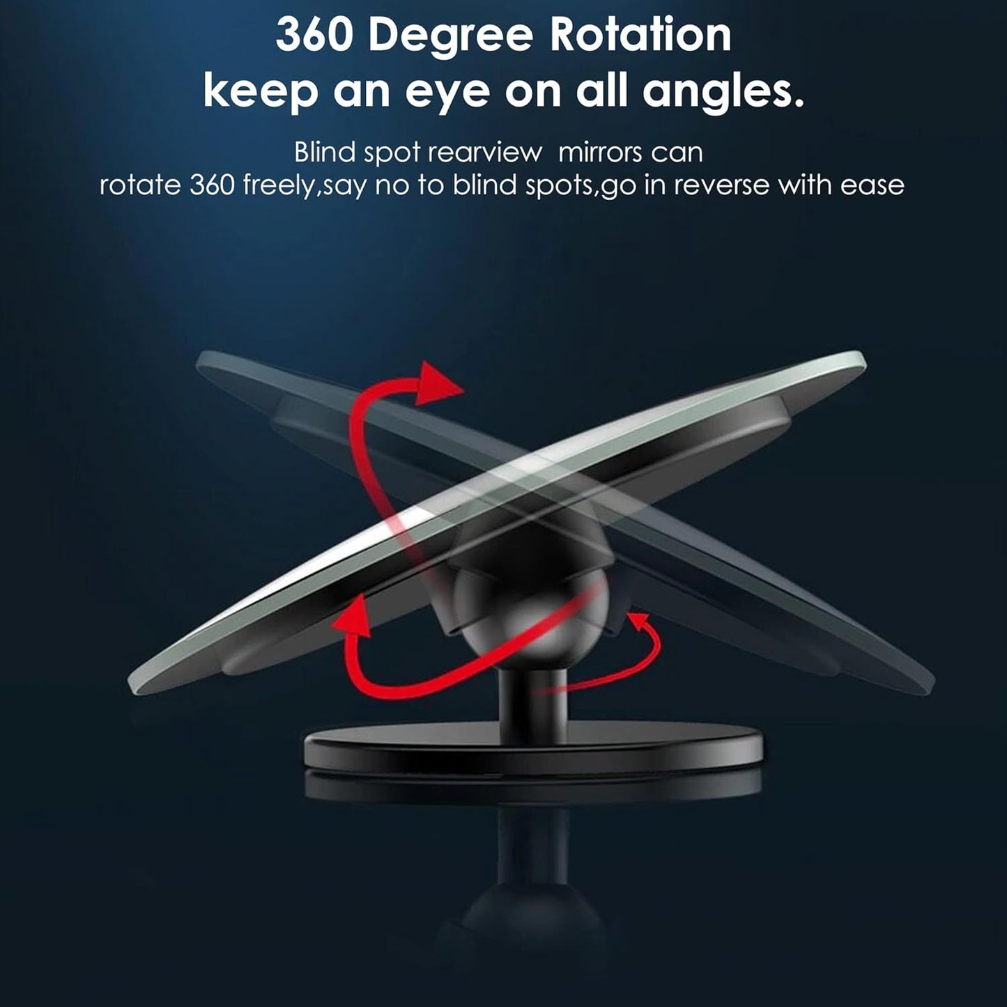 360° Blind Spot Mirror – Avoid Accidents & Drive Safer (Pair Pack)