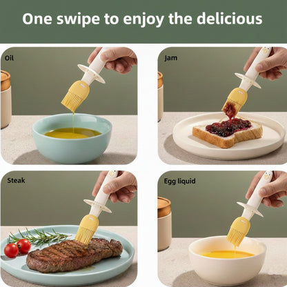 Oil Dispenser Bottle with Brush | Leak-Proof, No-Drip Oil Pourer | Kitchen Oil, Sauce & Vinegar Dispenser