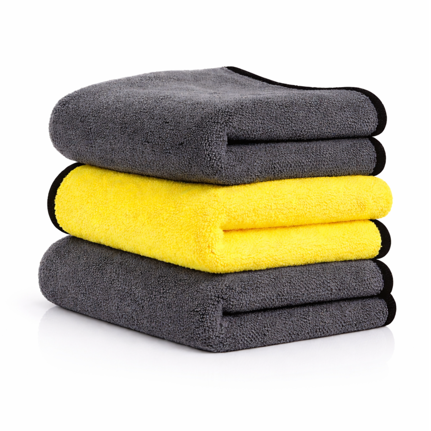 Microfiber Cleaning Cloth Pack of 3 | Lint-Free, Ultra Soft | Car, Glass, Screen & Kitchen (30×38 cm)